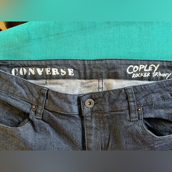 NWOT CONVERSE Copley Rocker Skinny Women’s Dark Blue Jeans Size 31. Inseam 27” - Picture 5 of 10